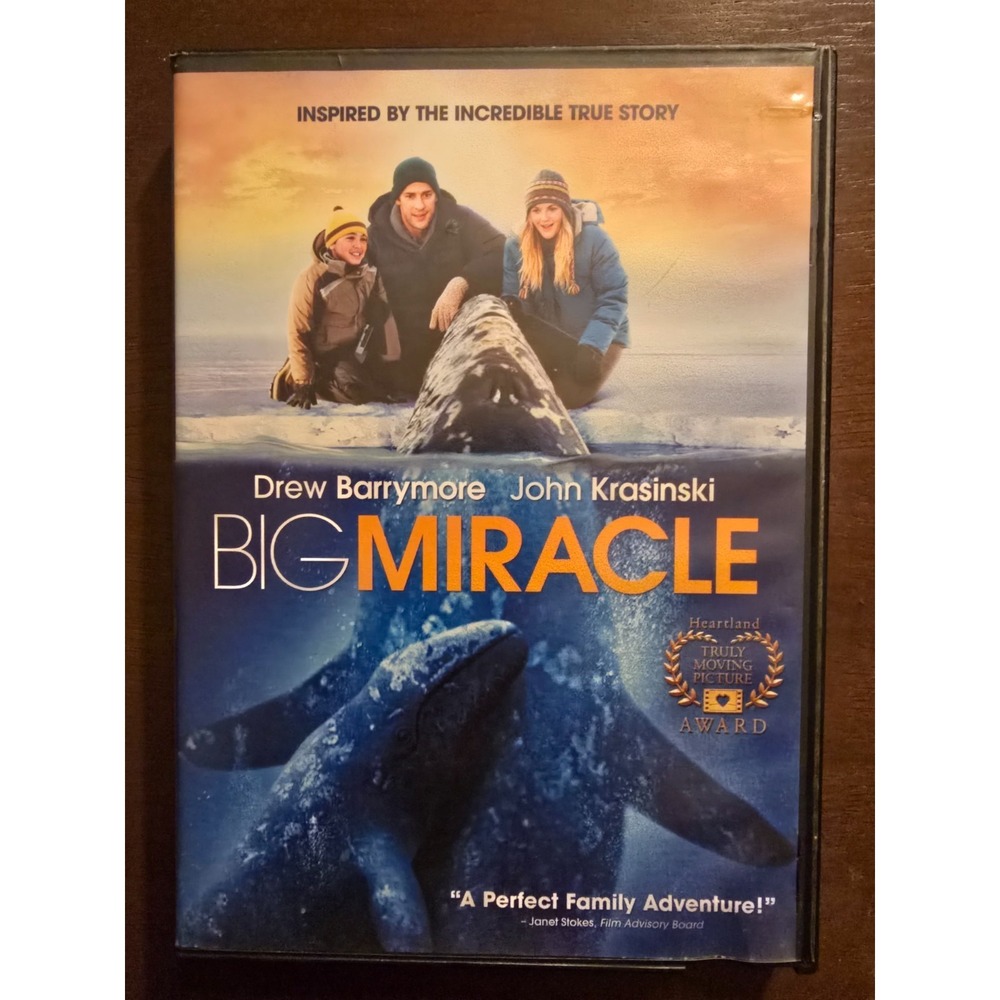 Big Miracle (DVD, 2012), Barrymore, Krasinski, Excellent Condition
